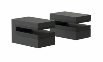 Frost Quadra Hylleholder 37 mm, Sort - 2 stk.