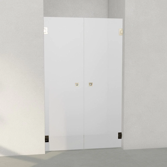 INR Iconic Nordic Rooms Dusjnisje ARC 3 Måltilpasset Messing / Opal Frostet Glass