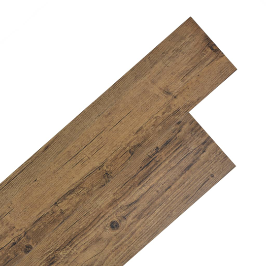 vidaXL selvhæftende PVC-gulvplanker 5,02 m² 2 mm valnød brun