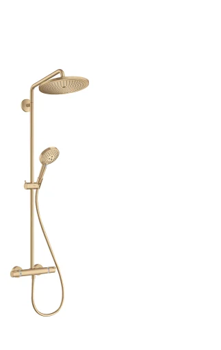 Hansgrohe Croma Select S 280 komplett dusjsystem m/EcoSmart & Raindance Select hånddusj, børstet bronse