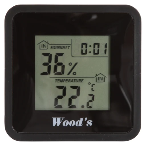 Woods hygrometer og termometer