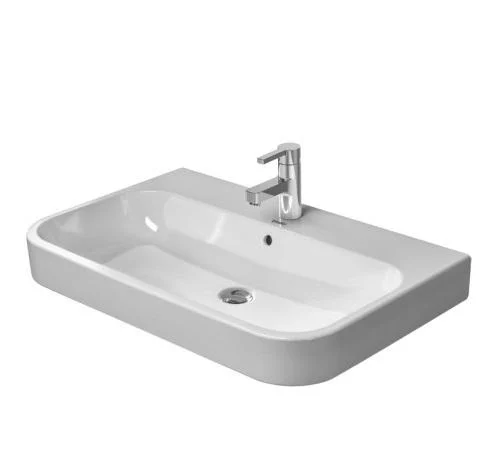Duravit Happy D.2 Servant m/Tapphull & Overløp - 80x50,5 cm