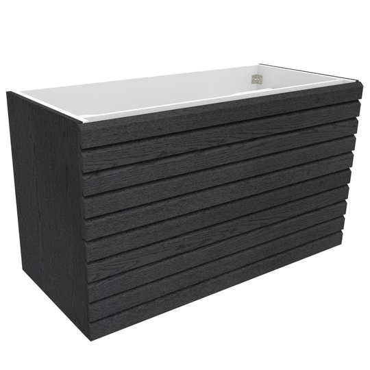 Vikingbad MIE Stav Servantskap B60-200cm Svart Matt / 100cm