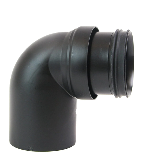 Pipelife Smartline Bend PP 15-88° Skjøtenippel og Spissende - Ø40-110mm 75mm / 88°