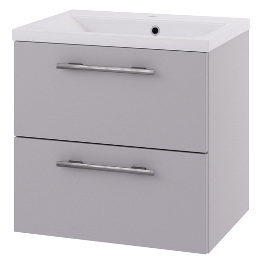 Linn Bad Ingrid D45cm Servantskap Grå Matt / 60cm 2 Skuffer