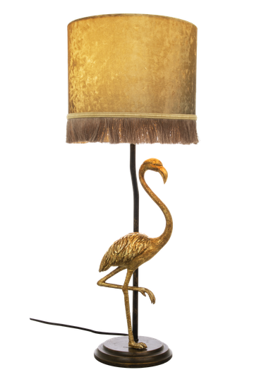 FLAMINGO table lamp, black gold / gold (Messing / guld)