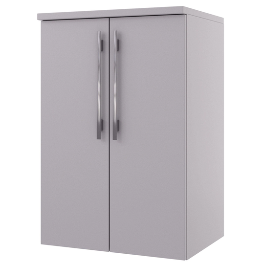 Linn Bad Ingrid Sideskap (Kommode) Grå Matt / 60cm 2 Dører