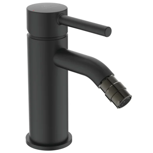 Ideal Standard Ceraline bidet armatur m/trekk-opp bunnventil, matt sort