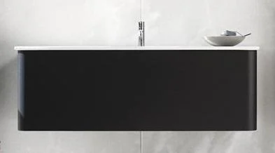 Dansani Curvo Møbelpakke 123x50 cm, Grafitgrå gummi
