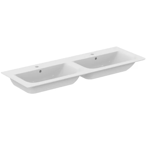 Ideal Standard Connect Air dobbeltservant, 134x46 cm, hvit