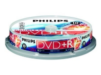 Philips DR8S8B10F - 10 x DVD+R DL - 8.5 GB (240min) 8x - spindle