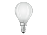 OSRAM - LED-lyspære - form: P45 - matteret finish - E14 - 4 W (tilsvarende 40 W) - klasse E - varmt hvidt lys - 2700 K (pakke med 2)