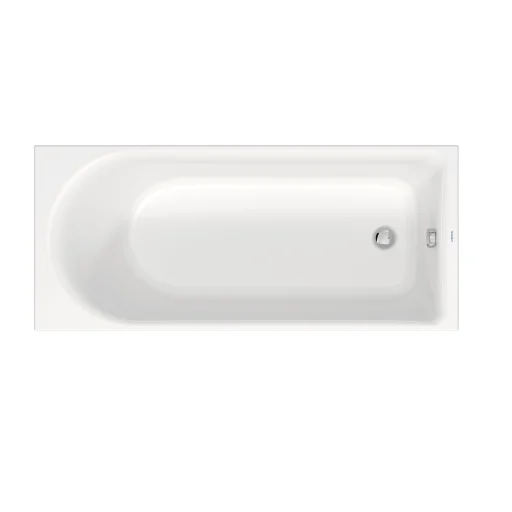Duravit D-Neo badekar, innebyggning, 160x70 cm, akryl