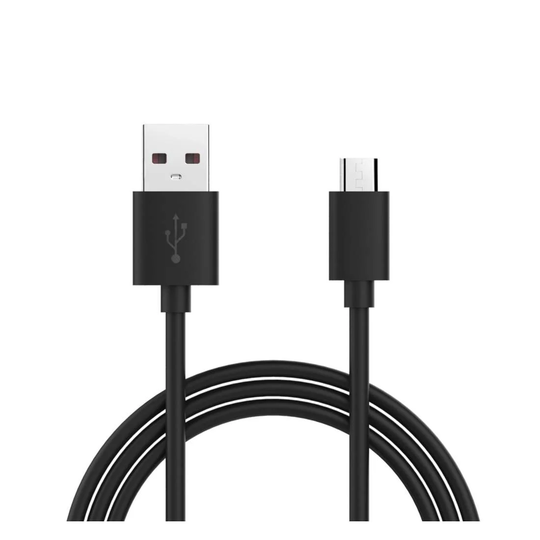 Micro-USB til USB 2.0-kabel Til Opladning og Synkronisering - Sort