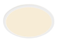 Philips Superslim CL550 - Væg/loftslampe - LED - 15 W - 2700 K - rund - hvid