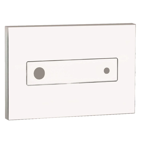 Alterna Novi Ice Betjeningsplate Glass Hvit
