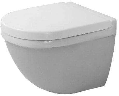 Duravit Starck 3 Compact Vegghengt Toalett - Skjult Feste Hvit