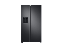 Samsung RS68A8540B1/EF, Fritstående, Amerikansk dør, Sort, LED, Indvendig, R600a