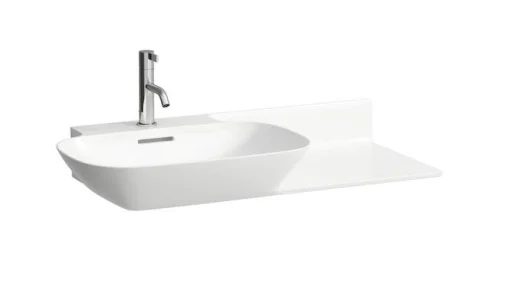 Laufen INO Servant m/Tapphull, Overløp, Hylle til høyre & LCC 90 x 45 cm