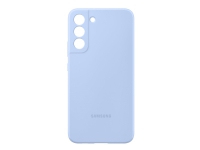 Samsung EF-PS906 - Bagsidecover til mobiltelefon - blød berøring-silikone - polarblå - for Galaxy S22+