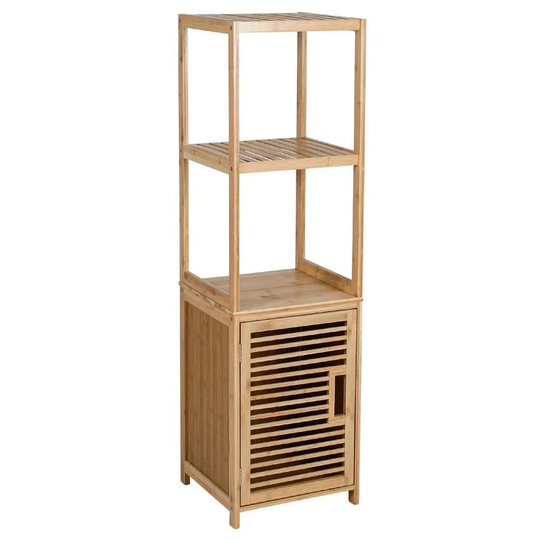 Badeværelsesskab, Bambus - 115 x 33 x 33 cm