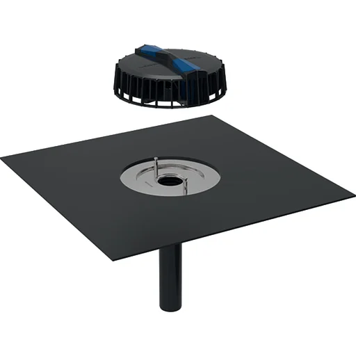 Geberit Pluvia takbrønn med bitumenbane, 12l/s