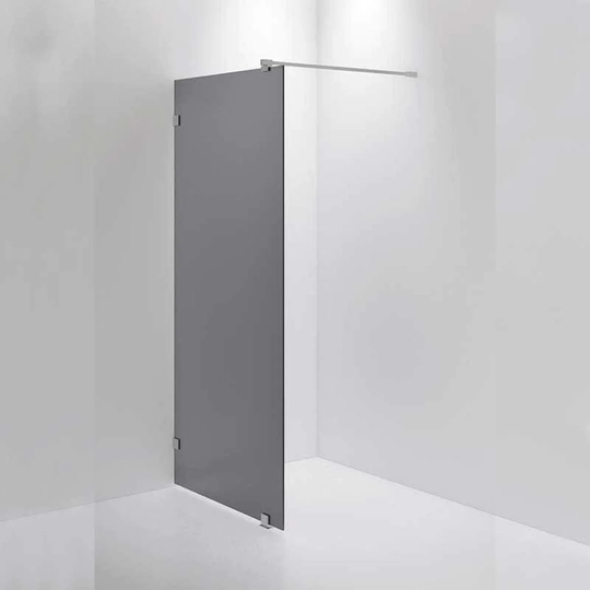 INR Iconic Nordic Rooms Dusjvegg ARC 20 Måltilpasset Krom / Dark Frostet Glass