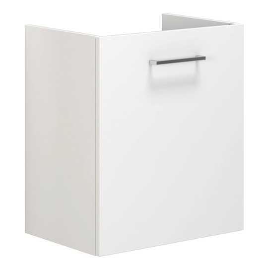 Dansani Mido+ Slim Servantskap 1 dør B50xd35cm Uten Servant Hvit Høyglans / 50cm Høyre