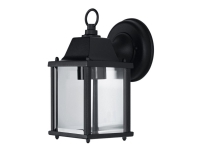 LEDVANCE ENDURA CLASSIC - Væglampe - 1 stik - E27 - square lantern - sort, klar