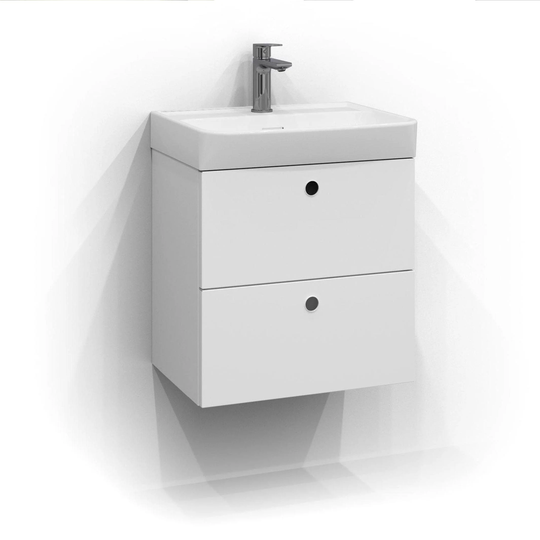 Svedbergs Intro Servantskap 2 Skuffer 50cm / Hvit Matt