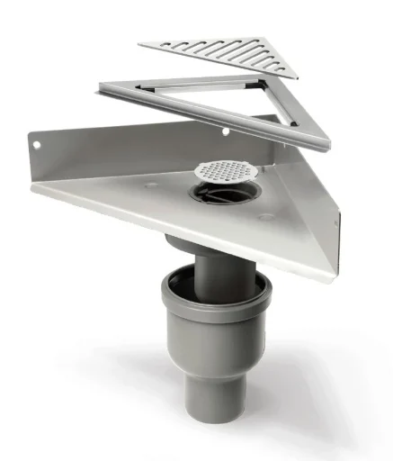 Unidrain Komplet Hjørnepakke til 8mm fliser
