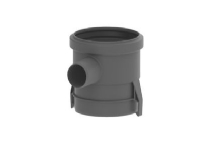 UNIDRAIN Forhøjerstykke model 2830 til hjørneafløb. Højde 95 mm og sideindløb Ø40 mm