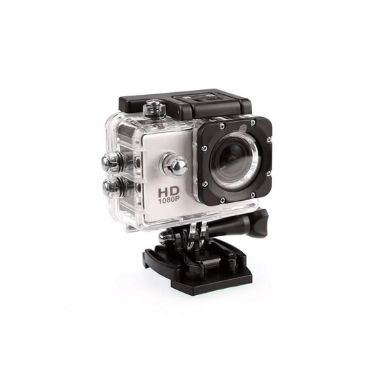 Sport Cam Full HD 1080p/720p - med tilbehør