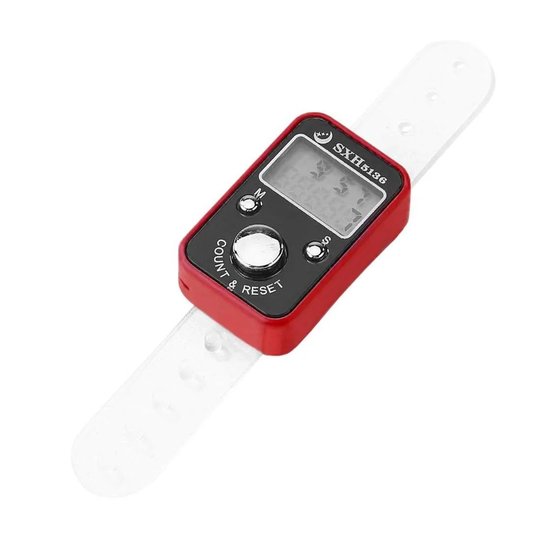 Digital Fingertæller - Rød