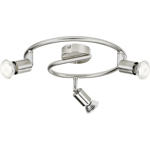 myLiving Limbali Taklampe matt krom, 3xGU10, 230V
