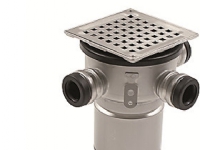 Blücher 75 mm afløbsskål til beton, med studs, lodret