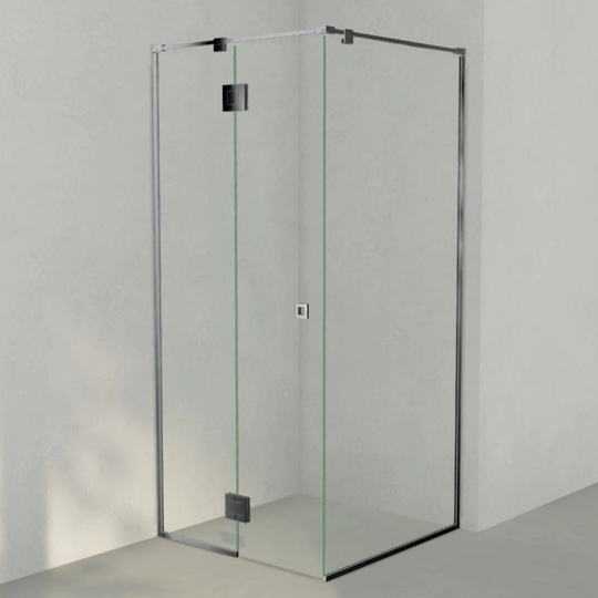 INR Iconic Nordic Rooms Dusjhjørne ARC 15 Frame Måltilpasset Krom / Timeless Klart Glass