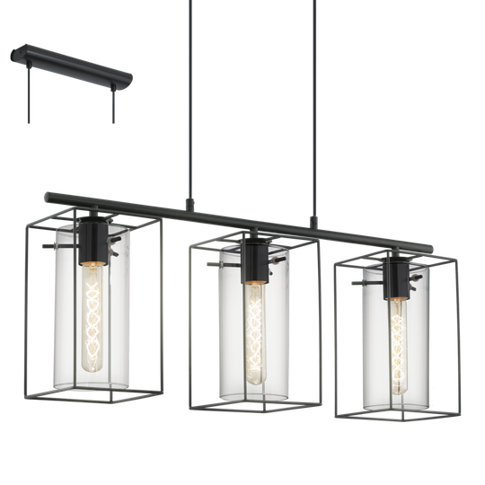 Loncino 3 ceiling light (sort)