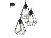 EGLO TARBES KLYNGE 3L Ø175 SORT