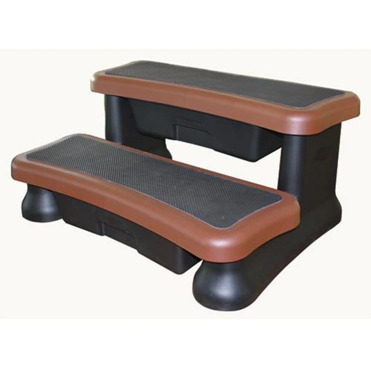 Vikingbad Smartstep 90cm - Trapp for Utendørs Boblebad Redwood