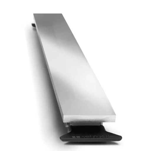 Unidrain HighLine Colour Panel rist, 1000 mm, Håndpolert stål (krom)