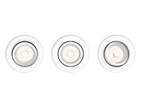 Philips myLiving Indbygningsspot, Indbygget lysplade, 3 pære(r ), LED, 220-240 V, Hvid