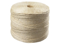 Sisal bindegarn 2/450 ca. 420m 2kg Brudstyrke: 120kg - (420 meter pr. rulle x 6 ruller)