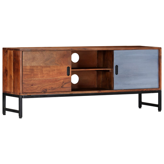 vidaXL tv-skab 120 x 30 x 49 cm massivt akacietræ