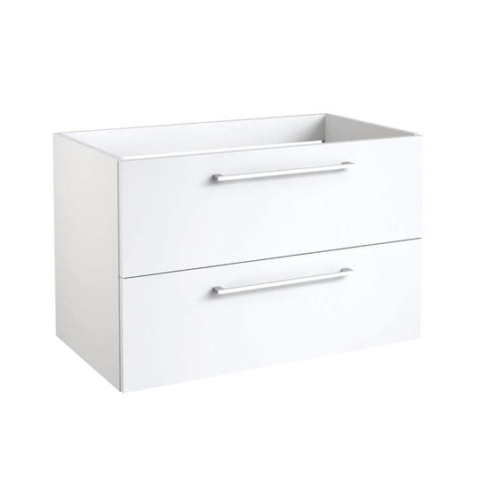Korsbakken Pine Servantskap Slim 2S Hvit Høyglans / 80cm