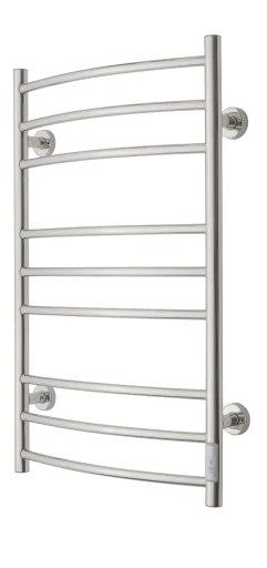 TVS Eldo 9 Buet Håndkletørker m/timer f/El-tilslutning 860x530 mm, Polert Rustfri Stål