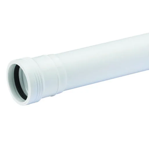 Wafix 40 mm hvid avløpsrør - 250 mm