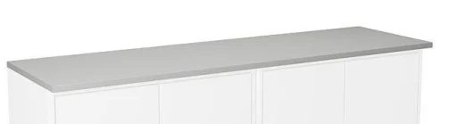 Gustavsberg Graphic Topp-Plate m/Belysning 120x36 cm, grå