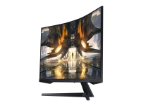 Samsung Odyssey G5 S32AG550EU - LED-skærm - kurvet - 32 - 2560 x 1440 WQHD @ 165 Hz - VA - 300 cd/m² - 2500:1 - HDR10 - 1 ms - HDMI, DisplayPort - sort