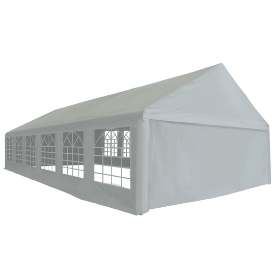 vidaXL festtelt PE 6x12 m grå